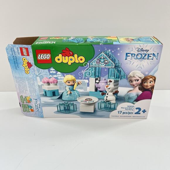 Lego Duplo Frozen Disney 10920 Elsa and Olaf's Tea Party Complete W/ Box & Book - Picture 7 of 12